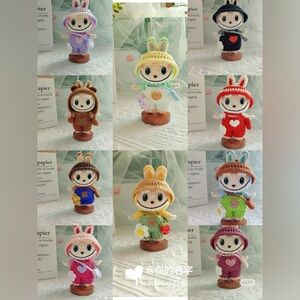 Crochet Labubu Doll-Unique Stuffed Toy-Cute Delicate Crochet Doll-Gift for Kids